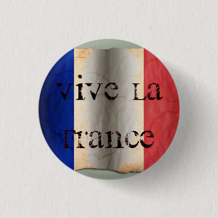 Macaron Rond 2,50 Cm Drapeau de France