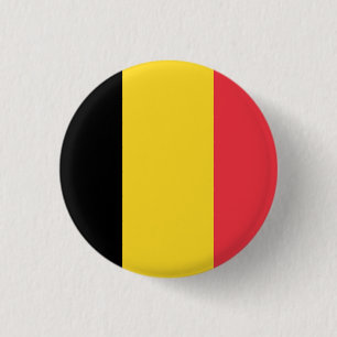 Macaron Rond 2,50 Cm Drapeau de la Belgique