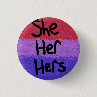 Macaron Rond 2,50 Cm Drapeau de la fierté bisexuelle épinglette de pron
