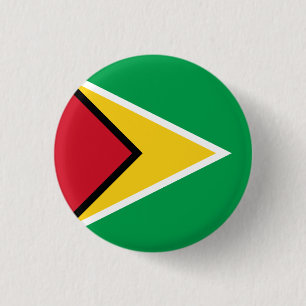 Macaron Rond 2,50 Cm Drapeau de la Guyane