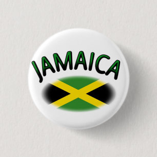 Macaron Rond 2,50 Cm Drapeau de la Jamaïque
