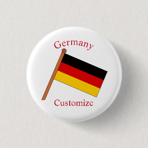 Macaron Rond 2,50 Cm Drapeau de l'Allemagne Thunder_Cove