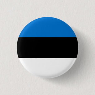 Macaron Rond 2,50 Cm Drapeau de l'Estonie