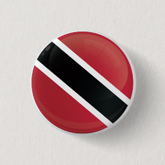 Macaron Rond 2,50 Cm Drapeau de l'icône ronde de Trinité-et-Tobago