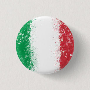 Macaron Rond 2,50 Cm Drapeau de l'Italie