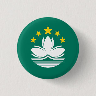 Macaron Rond 2,50 Cm Drapeau de Macao