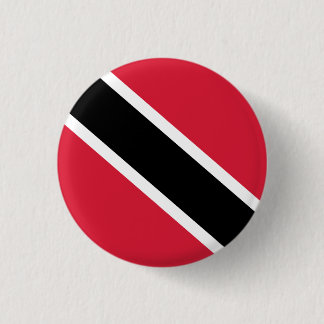 Macaron Rond 2,50 Cm Drapeau de Trinité-et-Tobago, Trinité-et-Tobago
