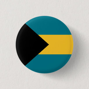 Macaron Rond 2,50 Cm Drapeau des Bahamas