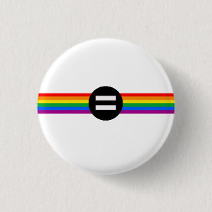 Macaron Rond 2,50 Cm Drapeau des droits gays