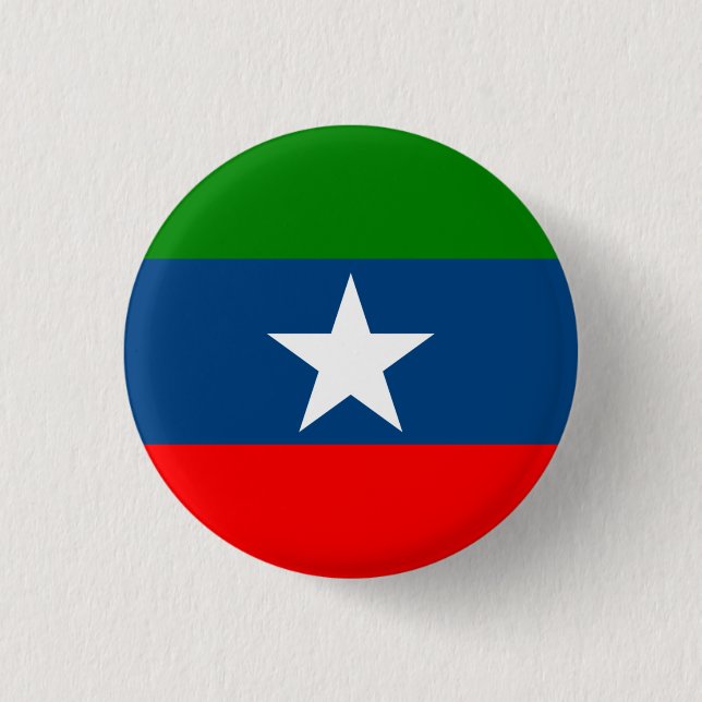 Macaron Rond 2,50 Cm Drapeau d'Ogaden (Devant)