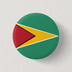 Macaron Rond 2,50 Cm Drapeau du Guyana