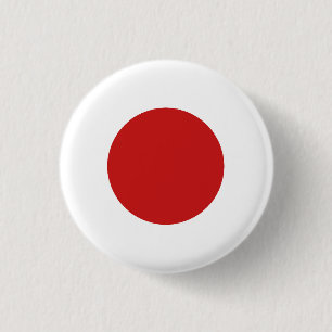 Macaron Rond 2,50 Cm Drapeau du Japon