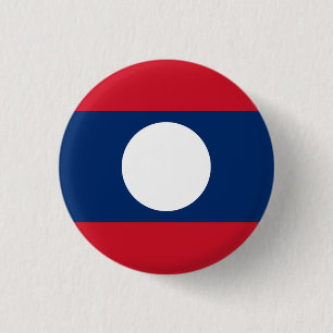 Macaron Rond 2,50 Cm Drapeau du Laos