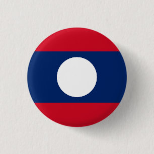 Macaron Rond 2,50 Cm Drapeau du Laos