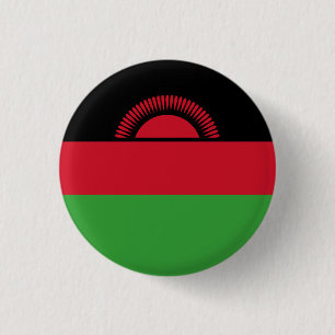 Macaron Rond 2,50 Cm Drapeau du Malawi