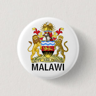 Macaron Rond 2,50 Cm Drapeau du Malawi