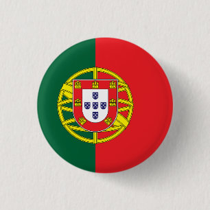 Macaron Rond 2,50 Cm Drapeau du Portugal