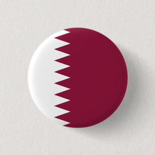 Macaron Rond 2,50 Cm Drapeau du Qatar