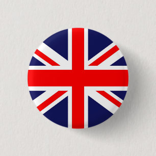 Macaron Rond 2,50 Cm Drapeau d'Union Jack