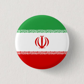 Macaron Rond 2,50 Cm Drapeau iranien, Drapeau iranien