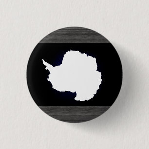 Macaron Rond 2,50 Cm Drapeau monochrome de l'Antarctique