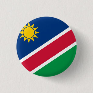 Macaron Rond 2,50 Cm Drapeau namibien
