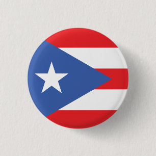 Macaron Rond 2,50 Cm Drapeau national de Porto Rico