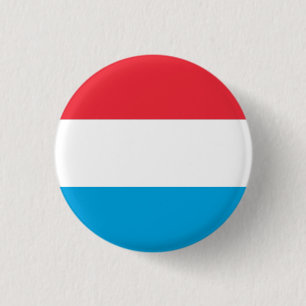 Macaron Rond 2,50 Cm Drapeau national du Luxembourg