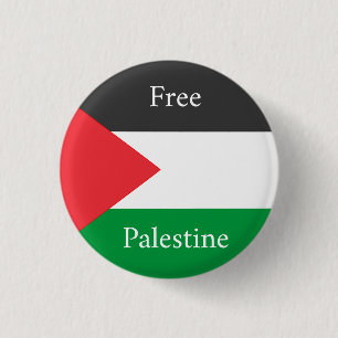 Macaron Rond 2,50 Cm Drapeau palestinien Libérez la Palestine customisé