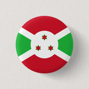 Macaron Rond 2,50 Cm Drapeau patriotique du Burundi
