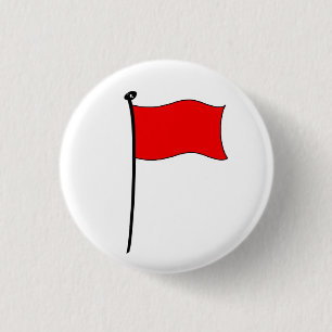Macaron Rond 2,50 Cm Drapeau rouge : boutons