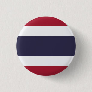 Macaron Rond 2,50 Cm Drapeau thaïlandais, Drapeau thaïlandais
