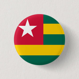 Macaron Rond 2,50 Cm Drapeau Togo