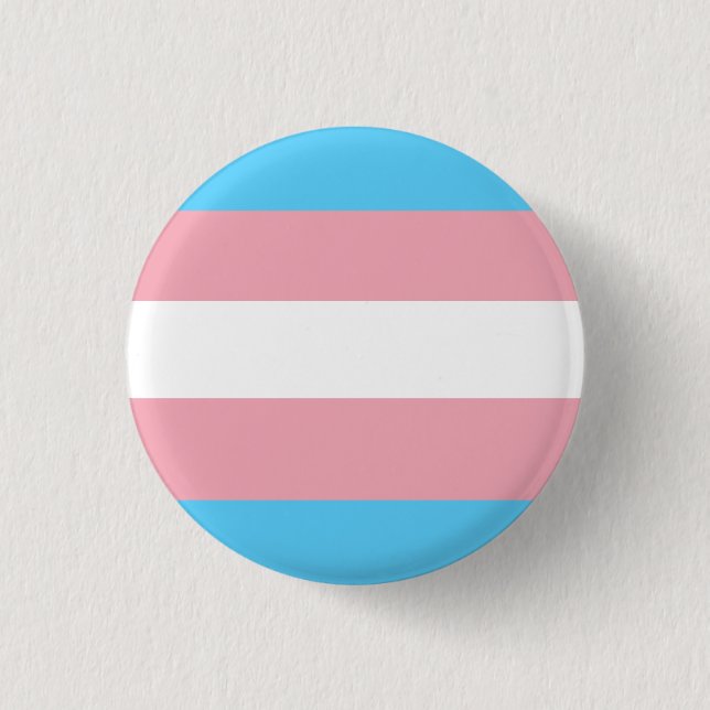 Macaron Rond 2,50 Cm Drapeau trans (Devant)
