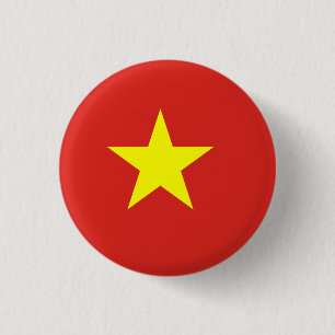 Macaron Rond 2,50 Cm Drapeau vietnamien