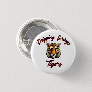 Macaron Rond 2,50 Cm Dripping Springs Tigers School Spirit Pin