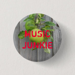 Macaron Rond 2,50 Cm Drogué de musique