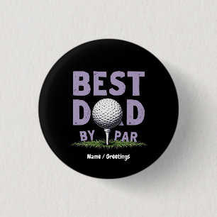 Macaron Rond 2,50 Cm Drôle Meilleur Papa Par Chemise Parfait Fête des p