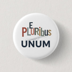 Macaron Rond 2,50 Cm "E Pluribus Unum" - Conception pour l'unité