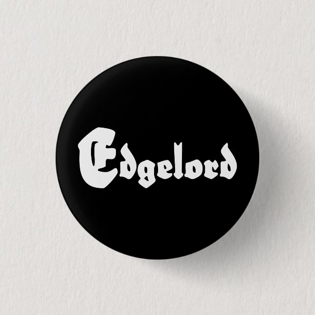 Macaron Rond 2,50 Cm Edgelord (Devant)
