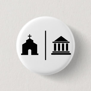 Macaron Rond 2,50 Cm Église et État séparés