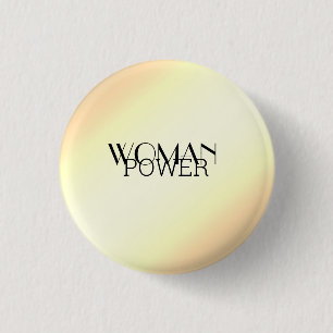 Macaron Rond 2,50 Cm Élégant métal or féminin puissance