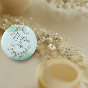 Macaron Rond 2,50 Cm Élégante mère de la Fête des mariées de chambre