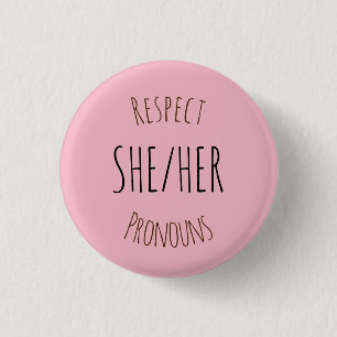 Macaron Rond 2,50 Cm Elle/ses pronoms de respect