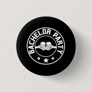 Macaron Rond 2,50 Cm Enterrement de vie de jeune garçon