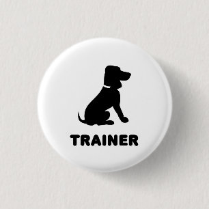 Macaron Rond 2,50 Cm Entraîneur de chien