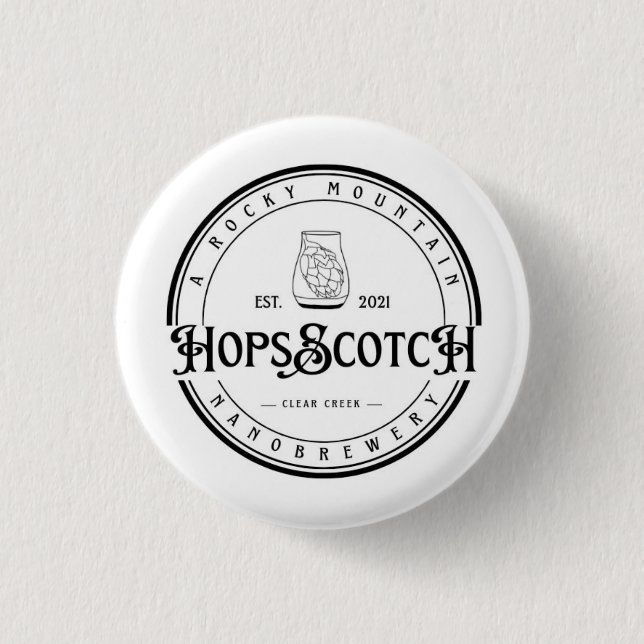Macaron Rond 2,50 Cm Épingle Collectible HopsScotch (Devant)