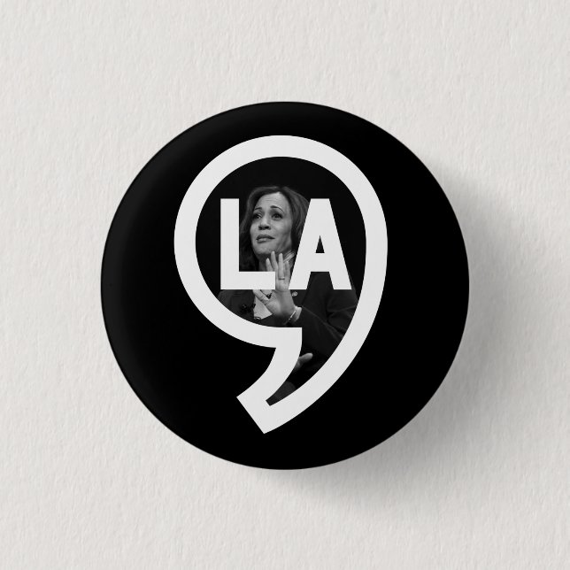 Macaron Rond 2,50 Cm Épingle "Commala" (Devant)