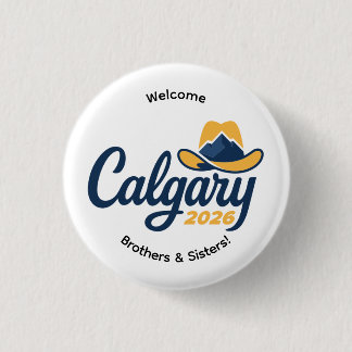 Macaron Rond 2,50 Cm Épingle de la Convention internationale de Calgary