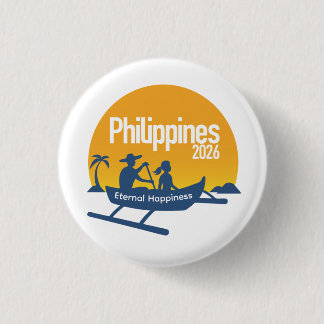 Macaron Rond 2,50 Cm Épingle de la Convention internationale des Philip